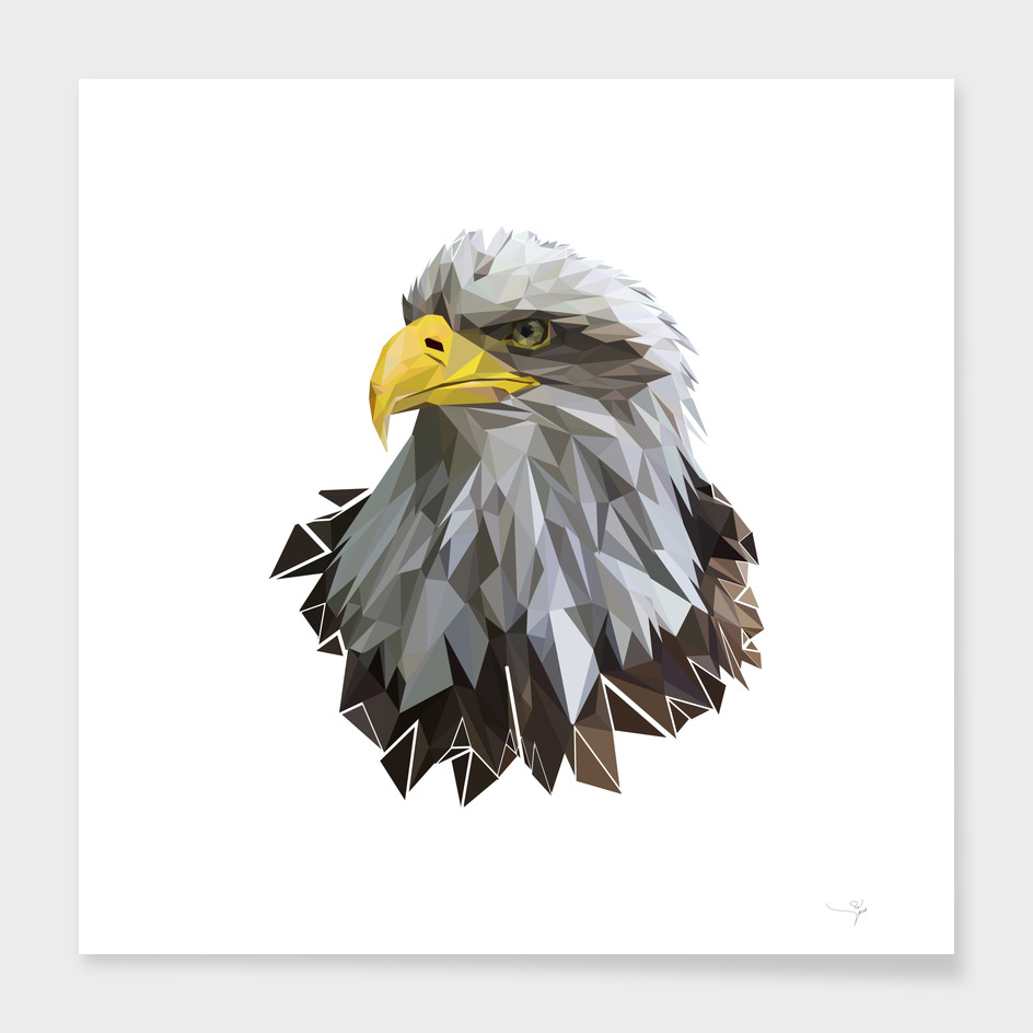 eagle nursery pop art poster