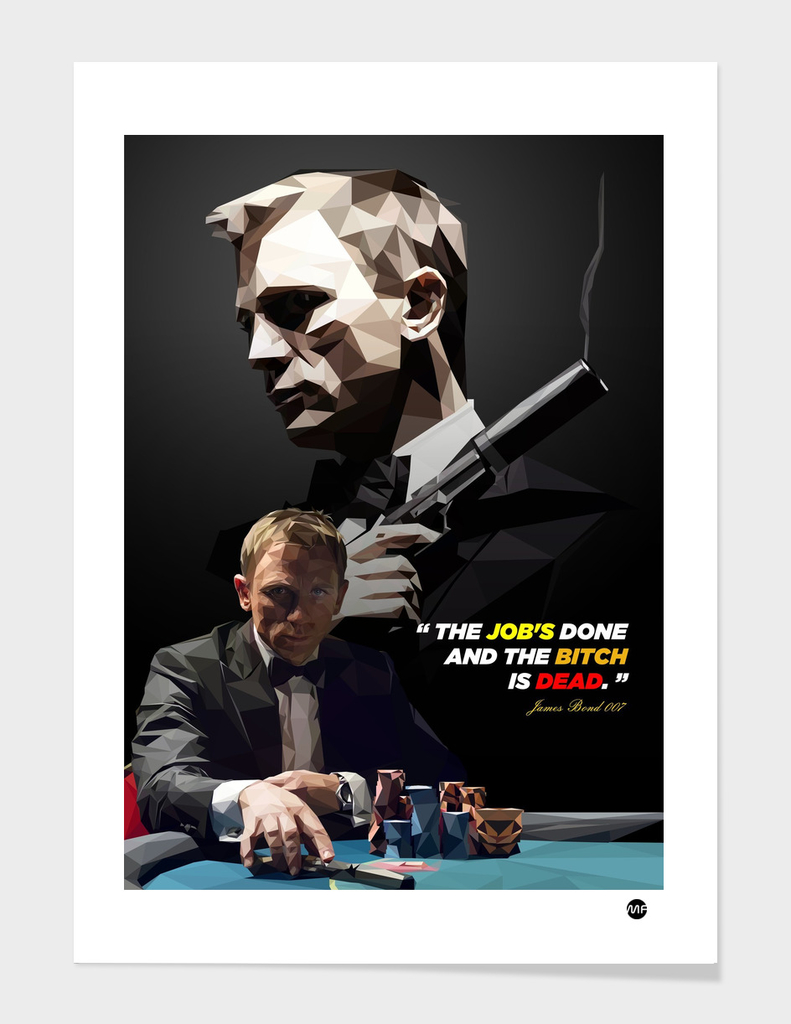 alternative movie poster james bond casino royale