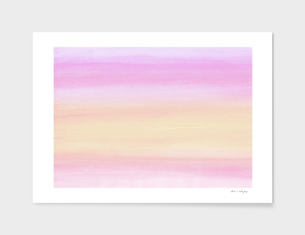 Beachy Pink Watercolor Dream #1 #painting #decor #art