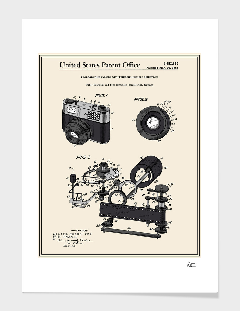 Camera Patent 1963