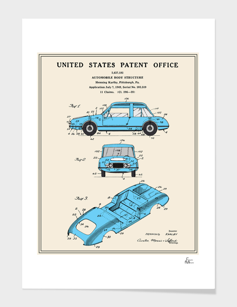 Automobile Body Patent