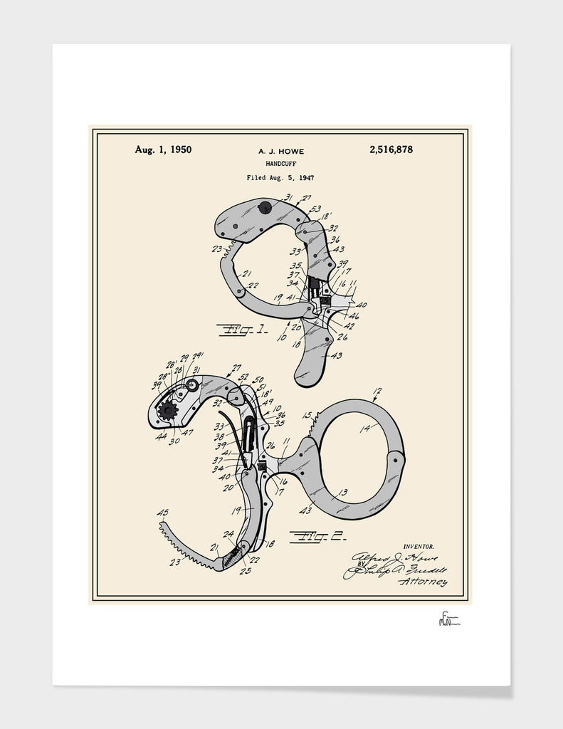 Handcuffs Patent