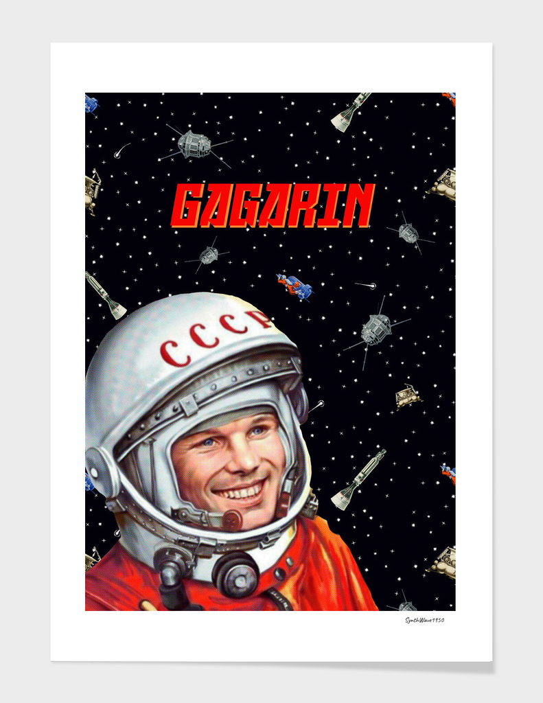 Gagarin — Soviet space art [Sovietwave]