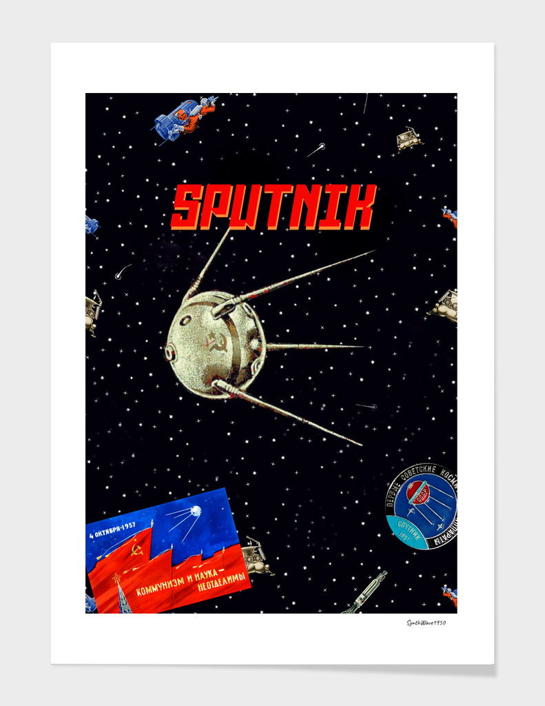 Sputnik — Soviet space art [Sovietwave]