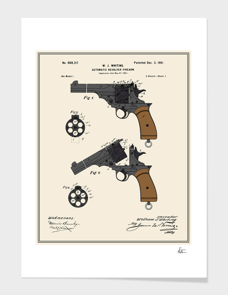 Automatic Revolver Patent