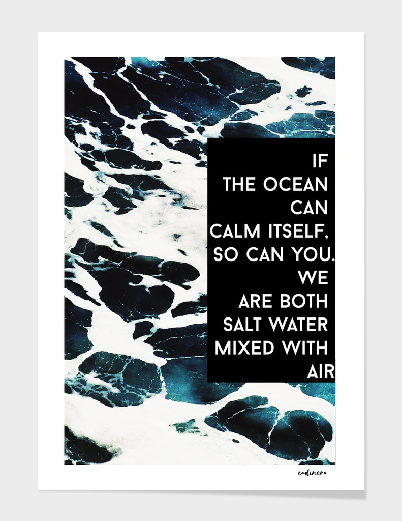 If The Ocean Can | Inspirational Quote