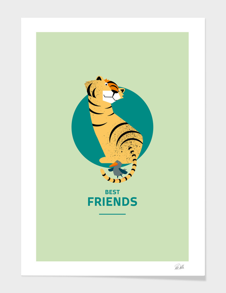 Best Friends – Tiger and Bird