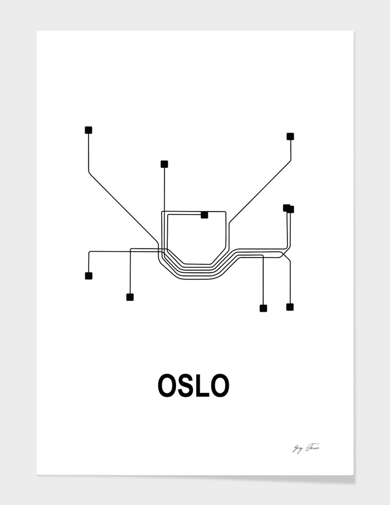 OSLO SUBWAY MAPS