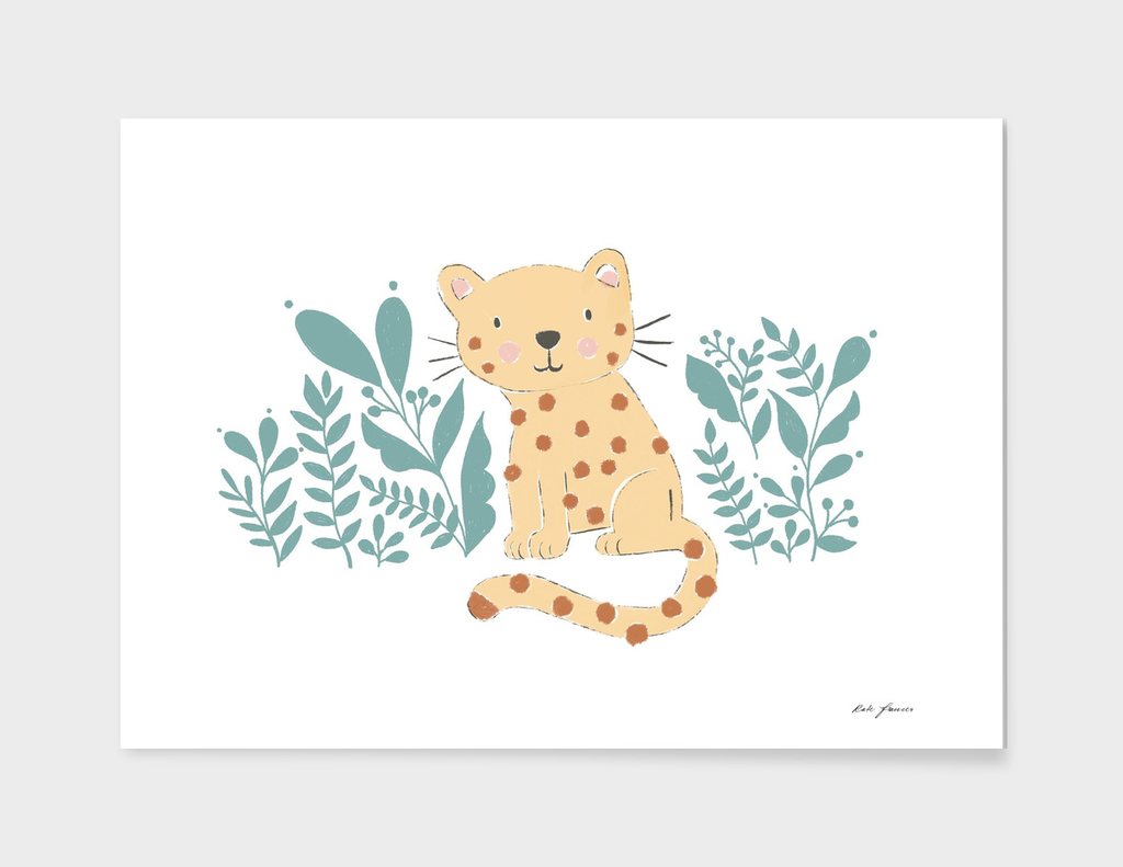 Cute Little Jungle Cheetah