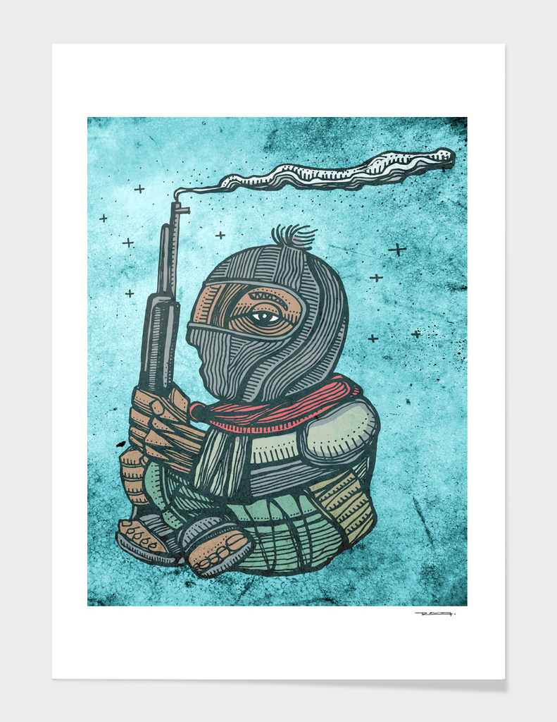 Zapatist mexican soldier