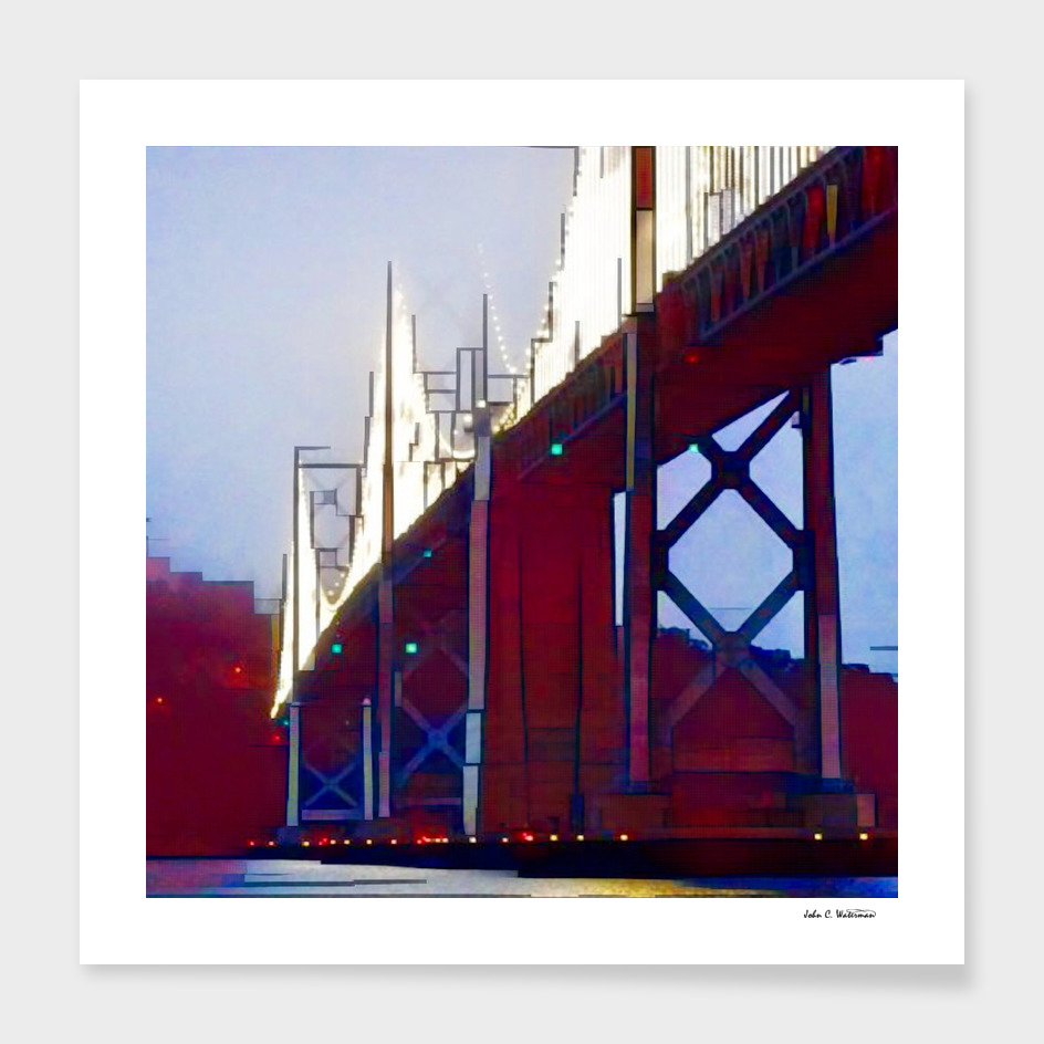 Cubism Bay Bridge, San Francisco