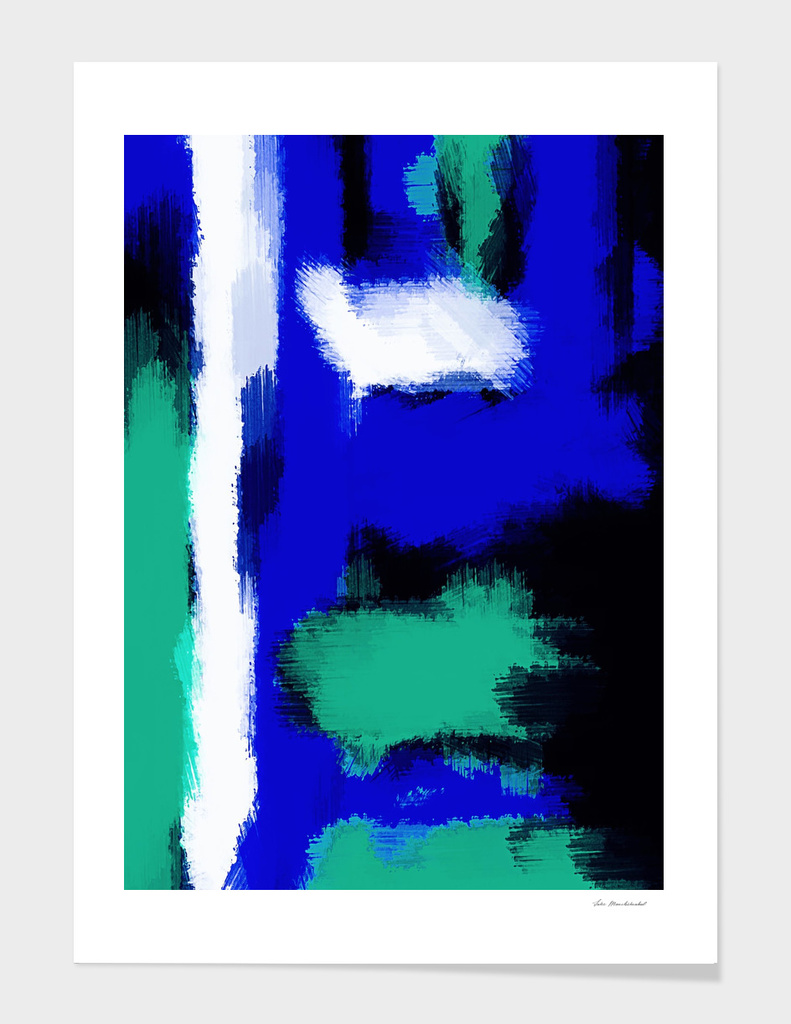 blue green and white watercolor painting texture