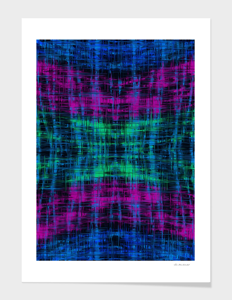 pink blue green line pattern abstract background
