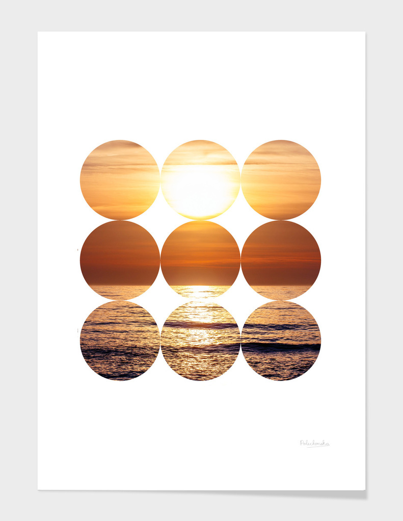 Sunset In Circles