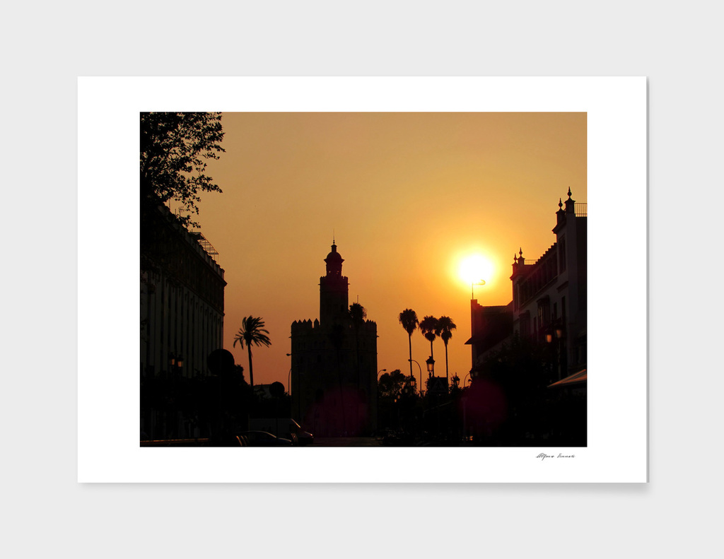 Sunset in Seville