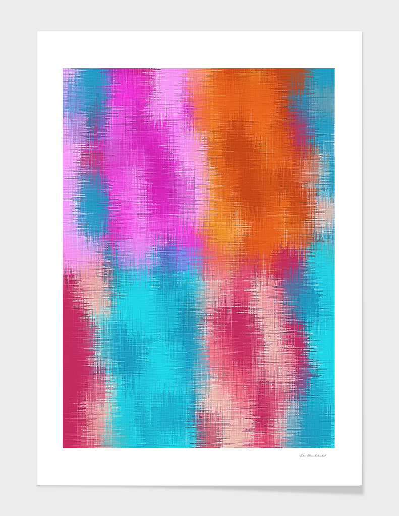 pink orange blue and red painting abstract background