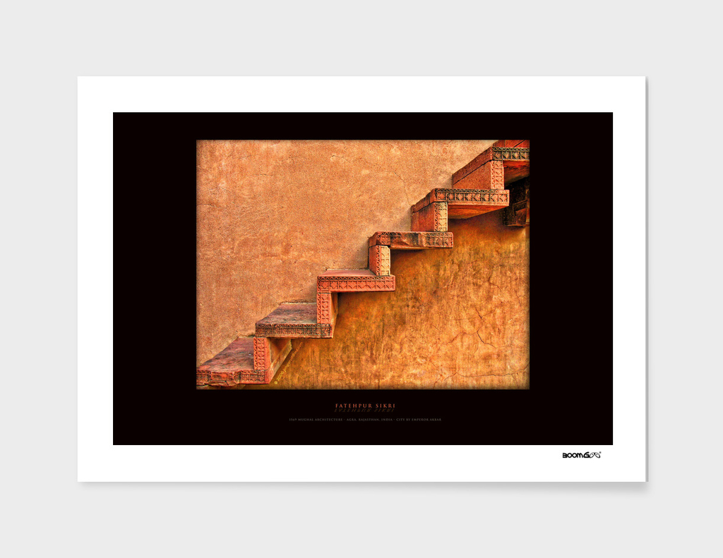 BoomGoo's Fatehpur Sikri stairs (HDR)