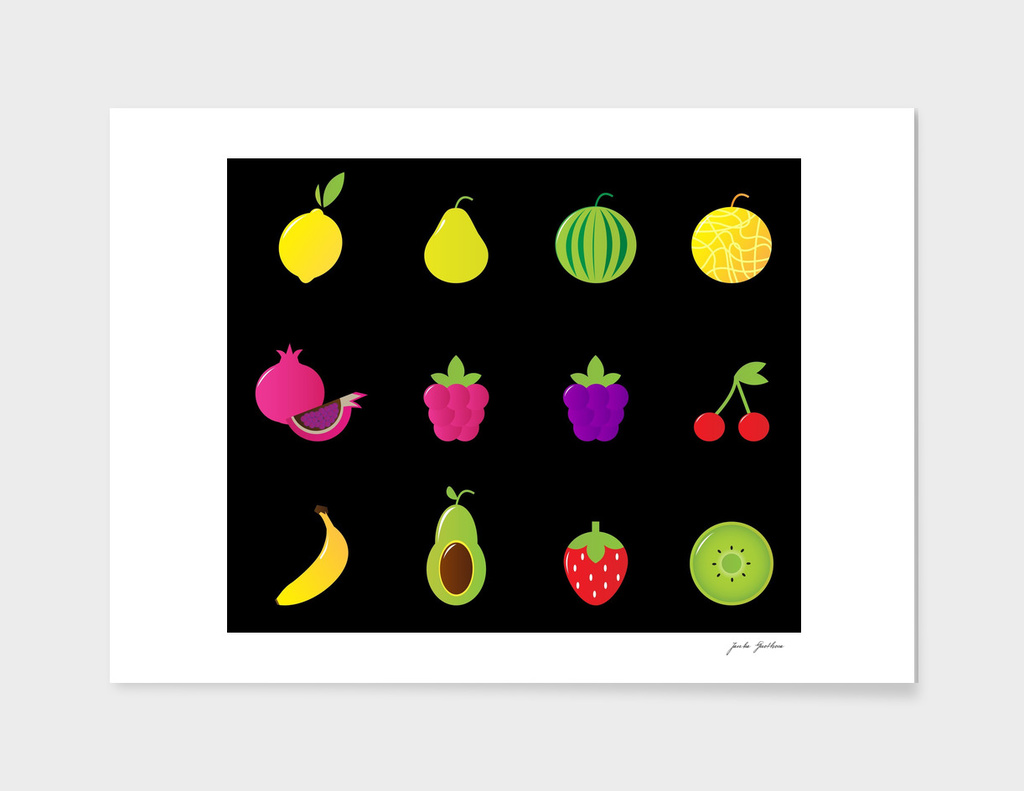 Black fruity collection : New art in shop