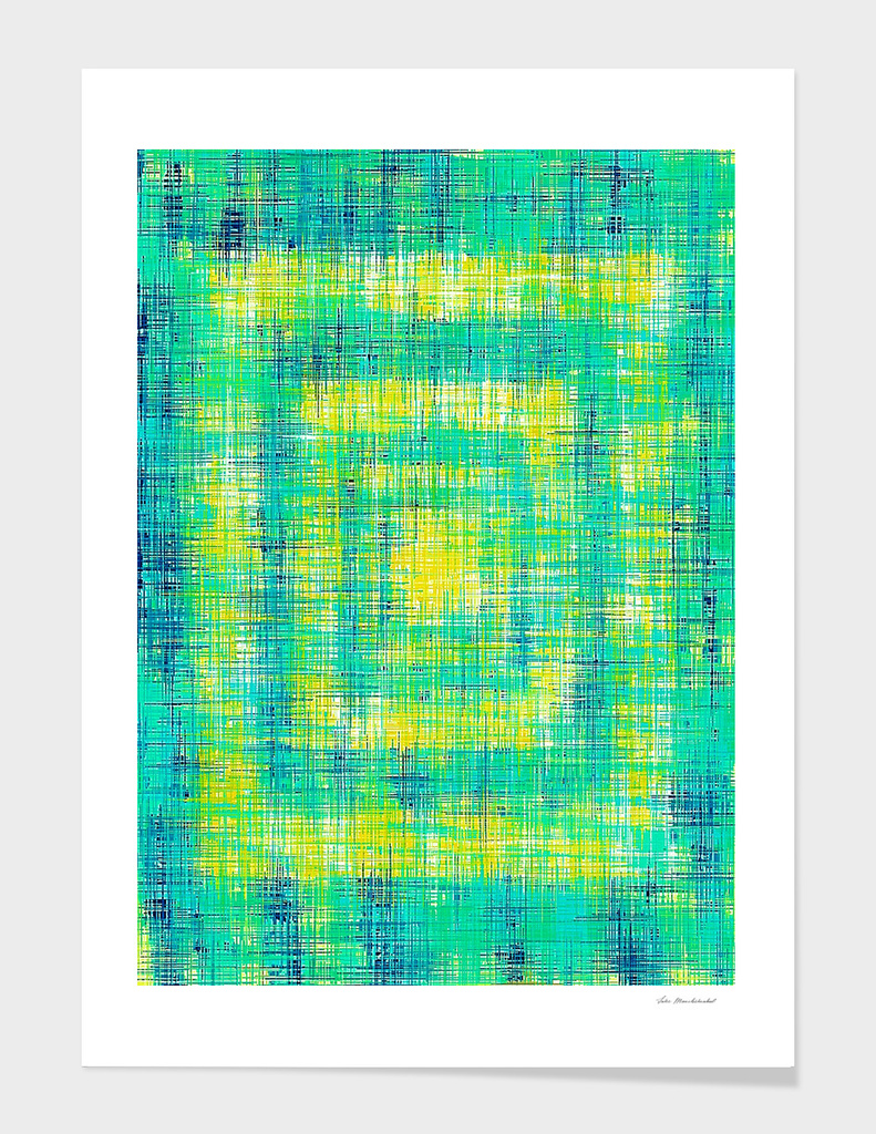 green yellow and blue painting texture abstract background