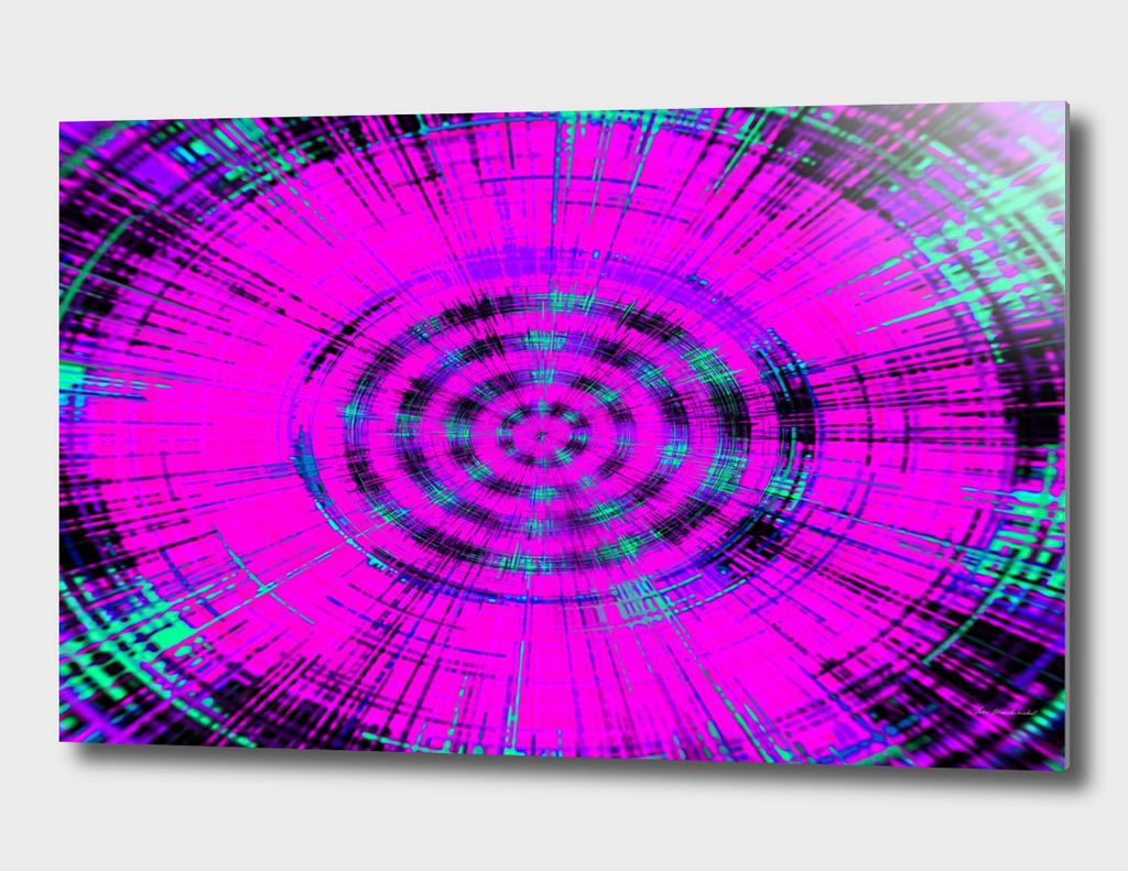 pink black and blue circle pattern abstract background