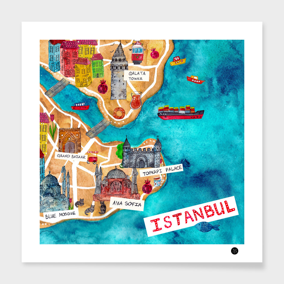 Istanbul map
