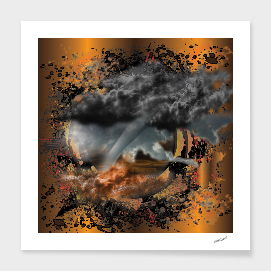 Tornado Violent Nature 3D Digital Design