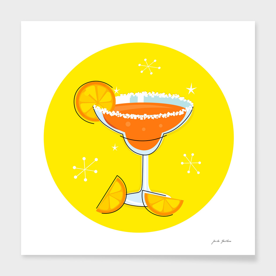 New in shop : VINTAGE hand-drawn Cocktail