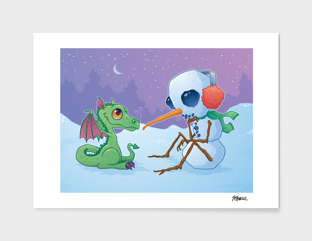 Snowman and Dragon