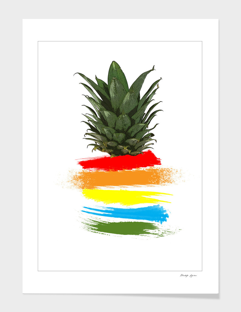 Rainbow Pineapple