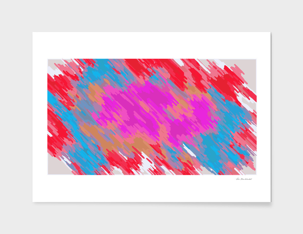pink blue red painting abstract background