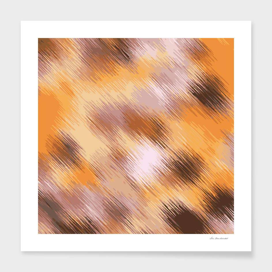 painting texture abstract pattern in brown and yellow