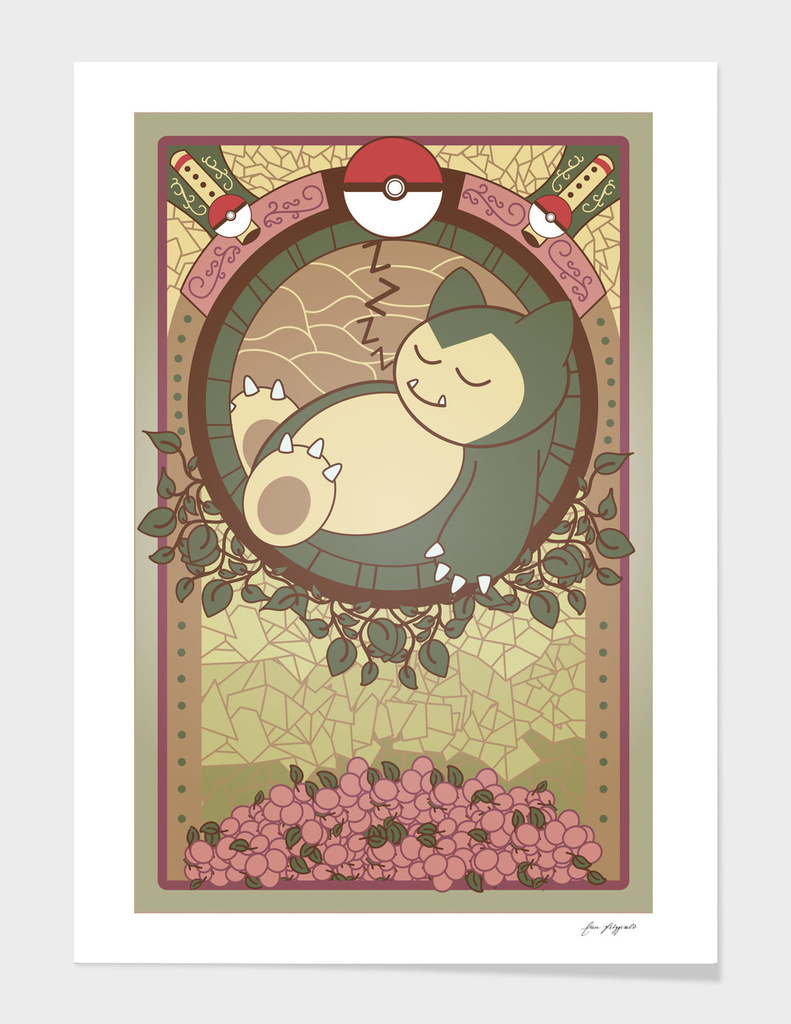 Stained Glass Snorlax