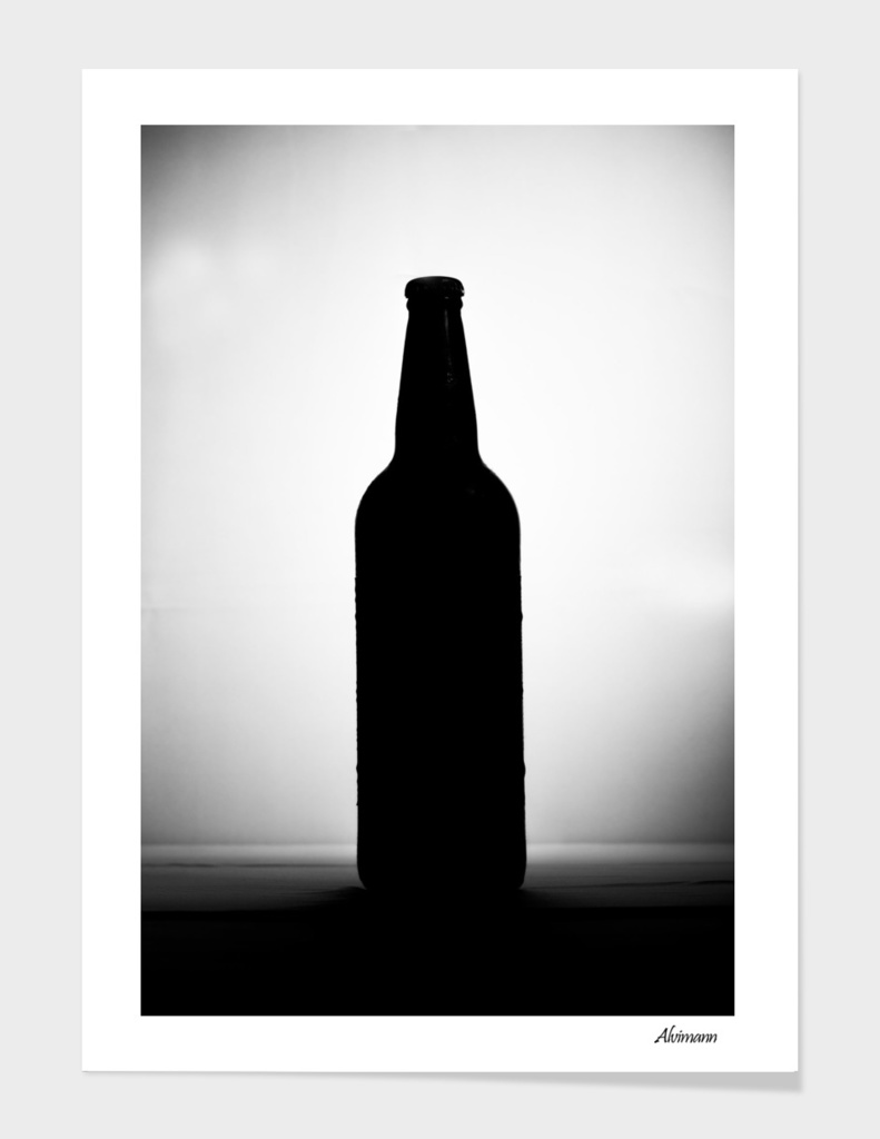 Bottle on White Background