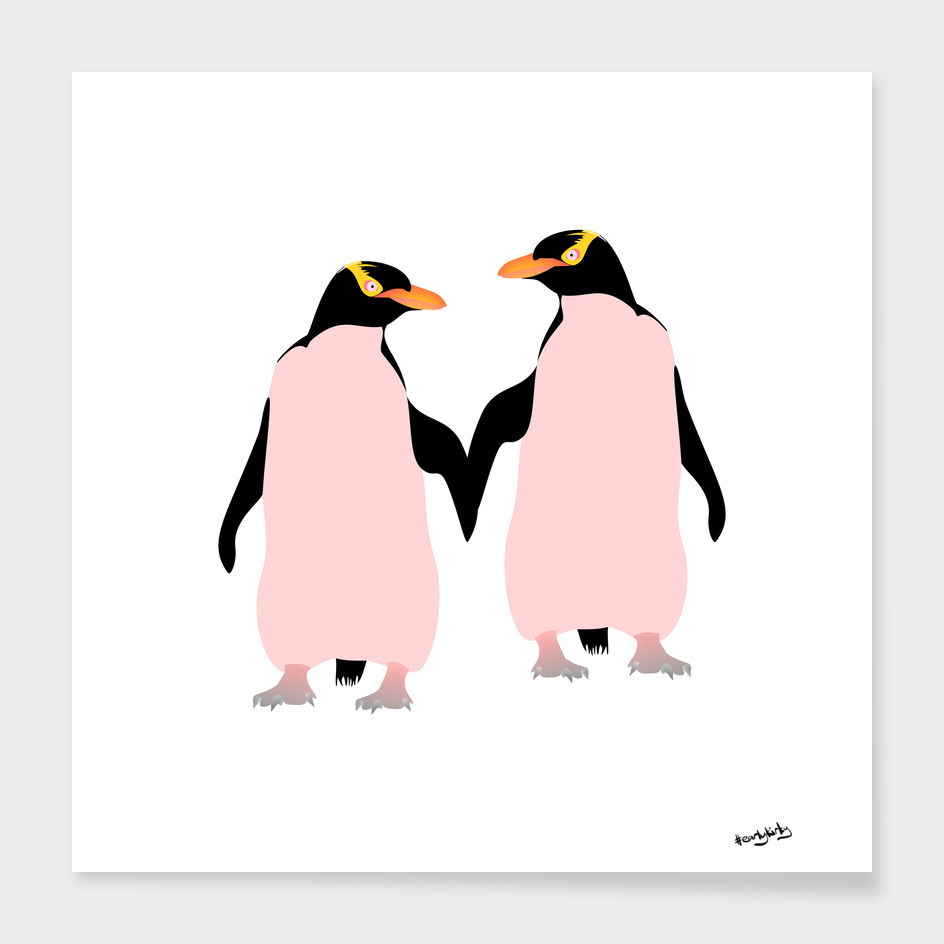 Lesbian Pride Penguins