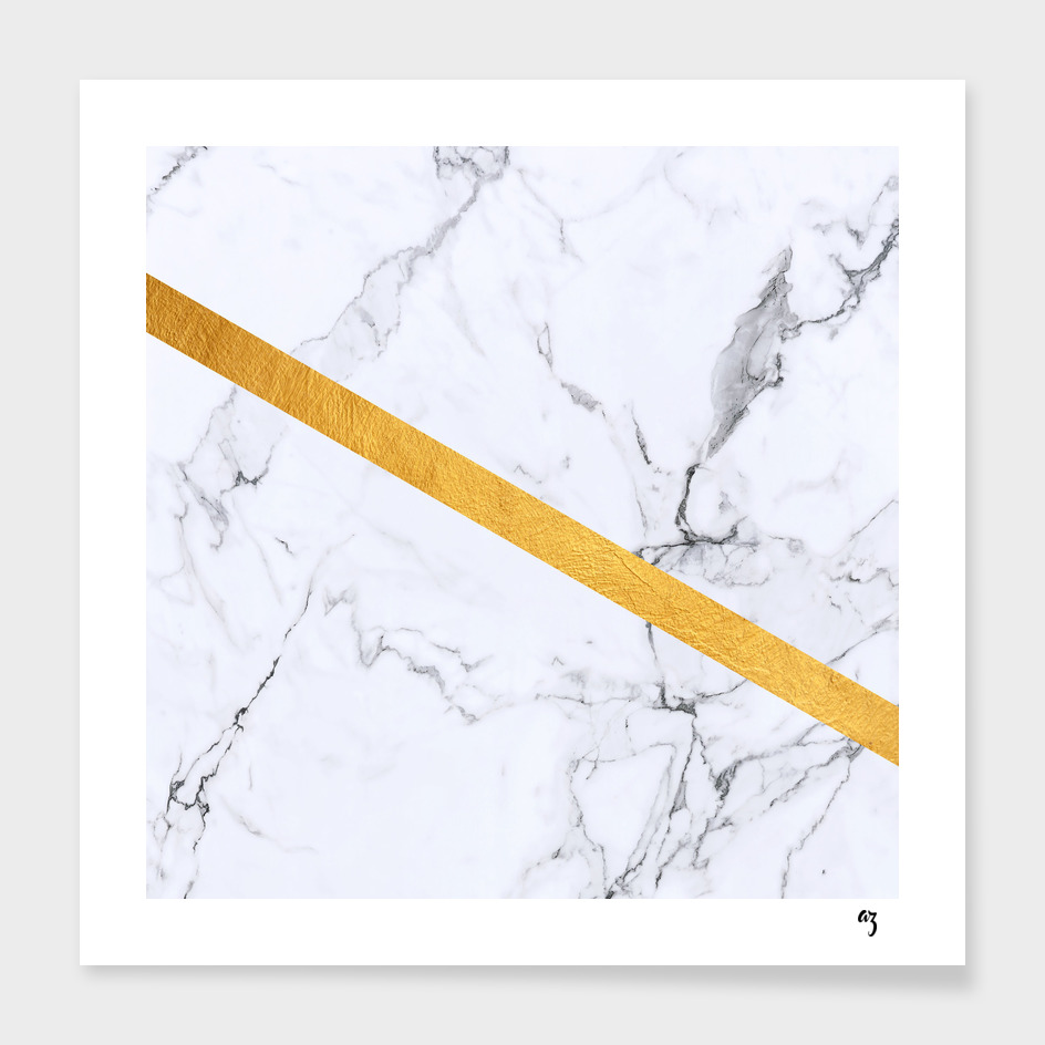 marble gold line