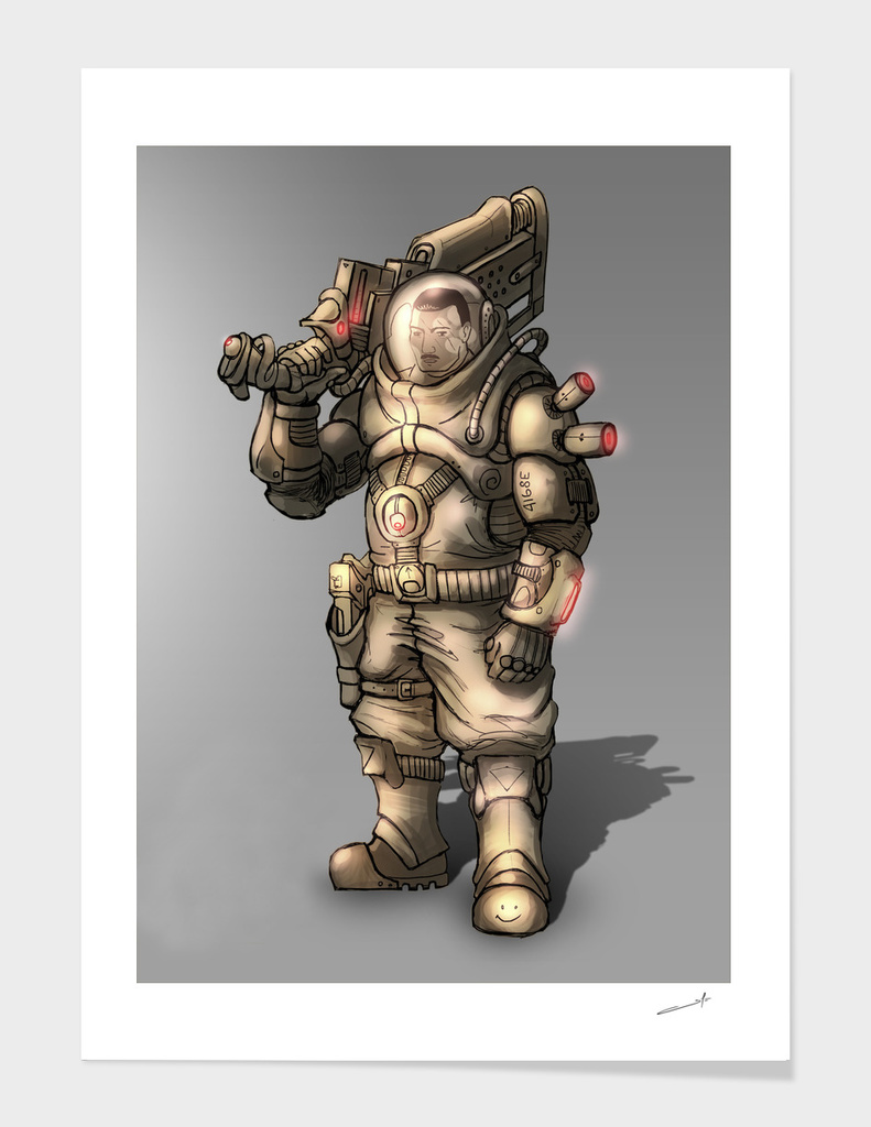 Spaceman soldier