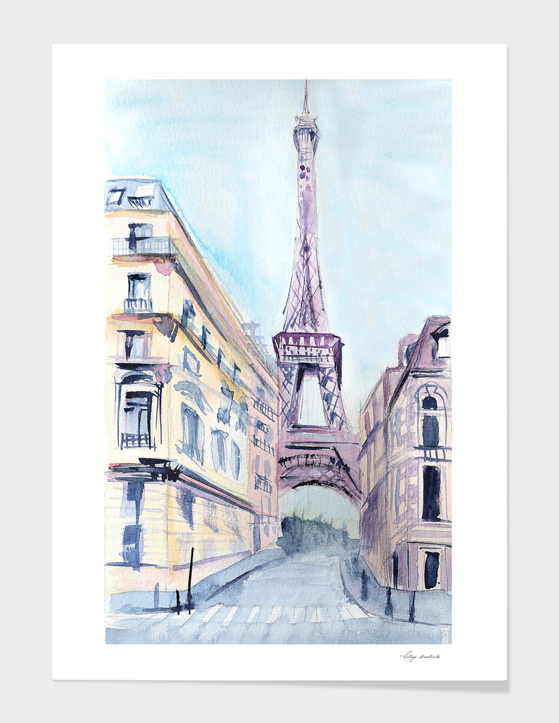 Paris watercolor