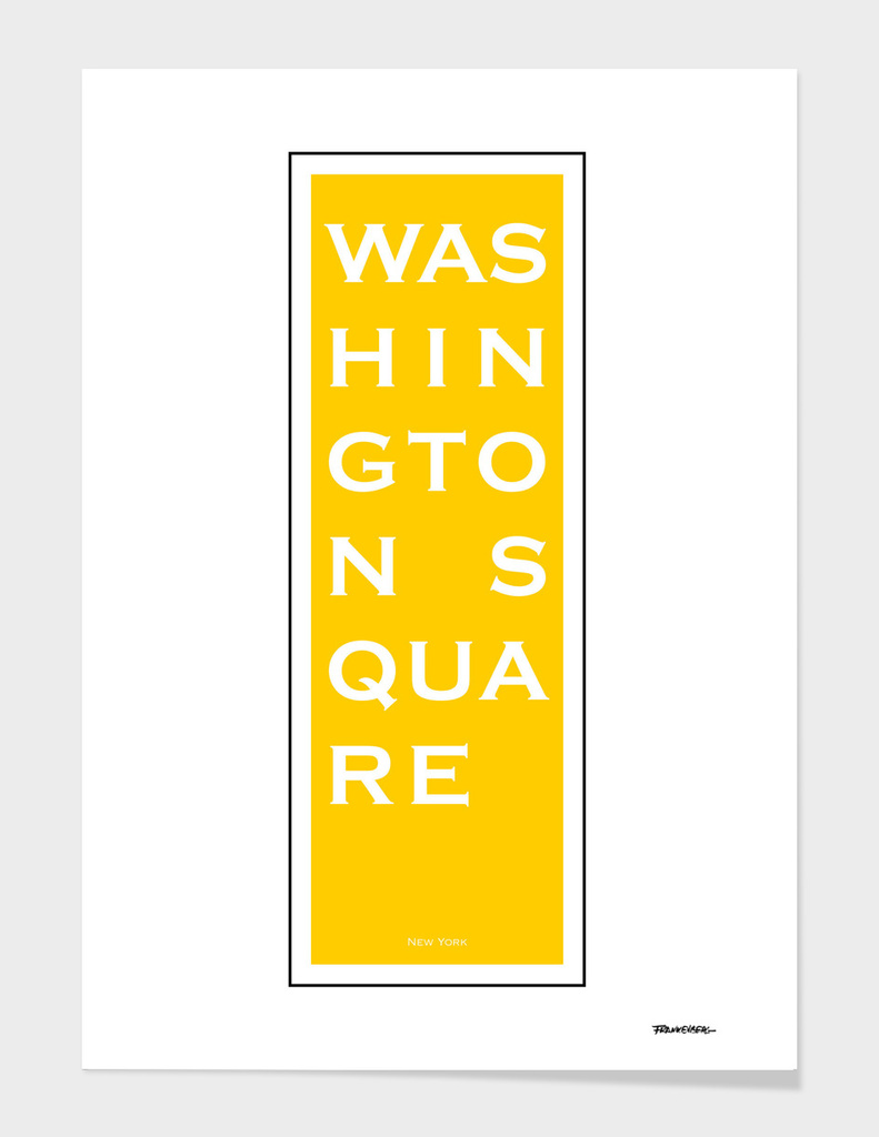 Washington Square - Yellow - NYC