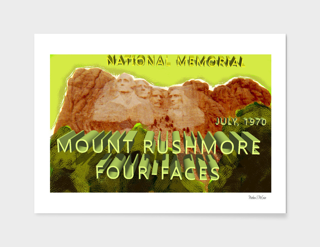Mount Rushmore Four Faces