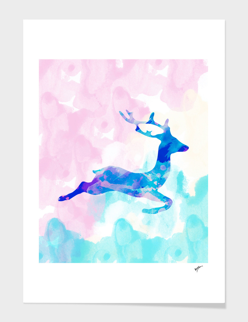 Abstract Deer X