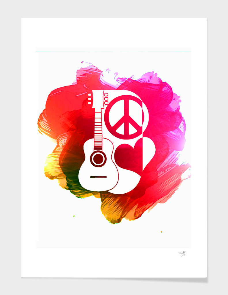 love, peace and music