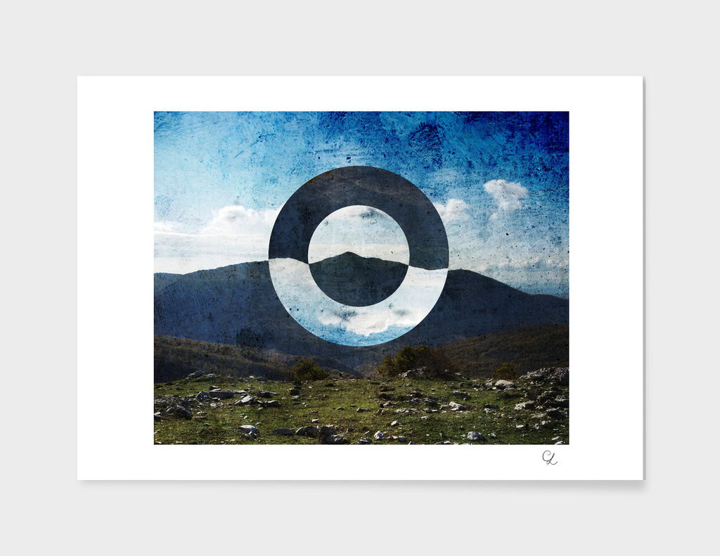 Mountains and circles n.2