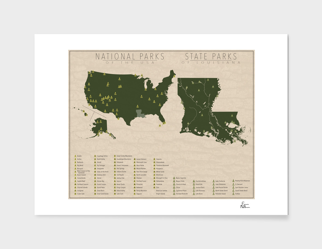 US National Parks - Louisiana
