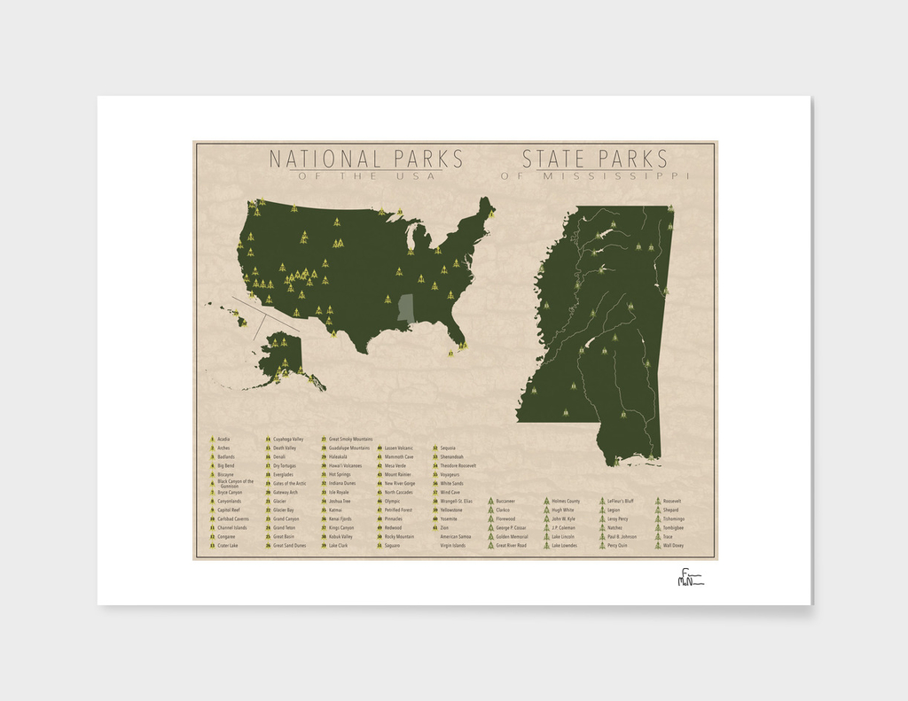 US National Parks - Mississippi