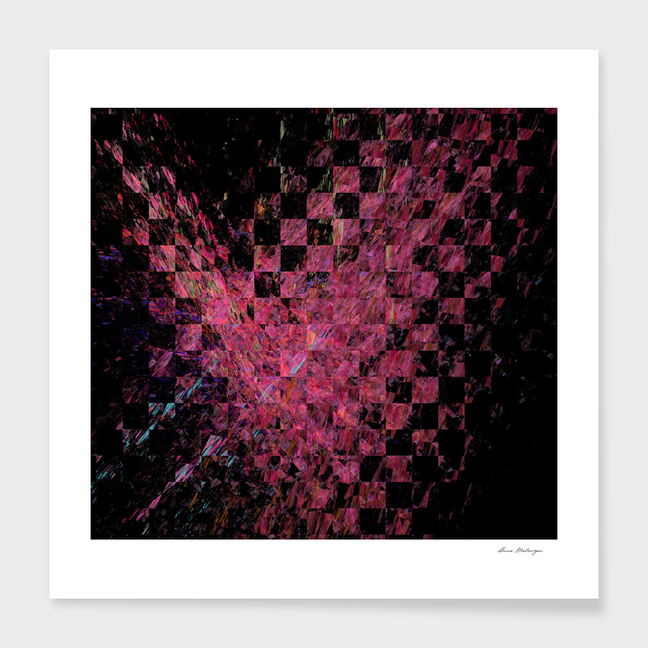 Fractal with abstract heart