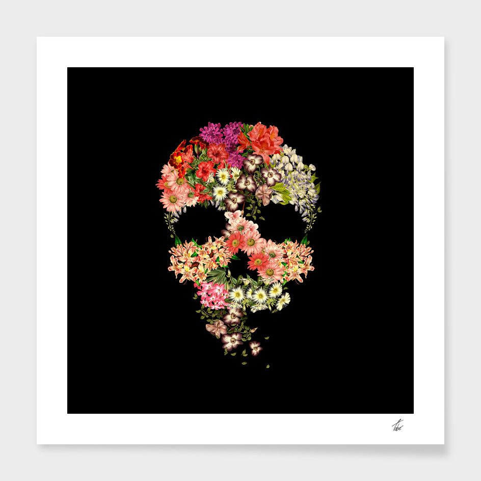 Skull Floral Decay