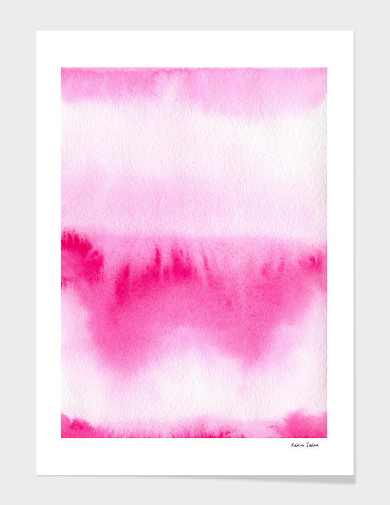 Pink wash || watercolor