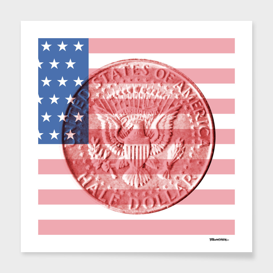 USA - Half Dollar 1964 - Back