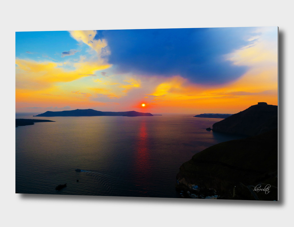Sunset in Santorini i