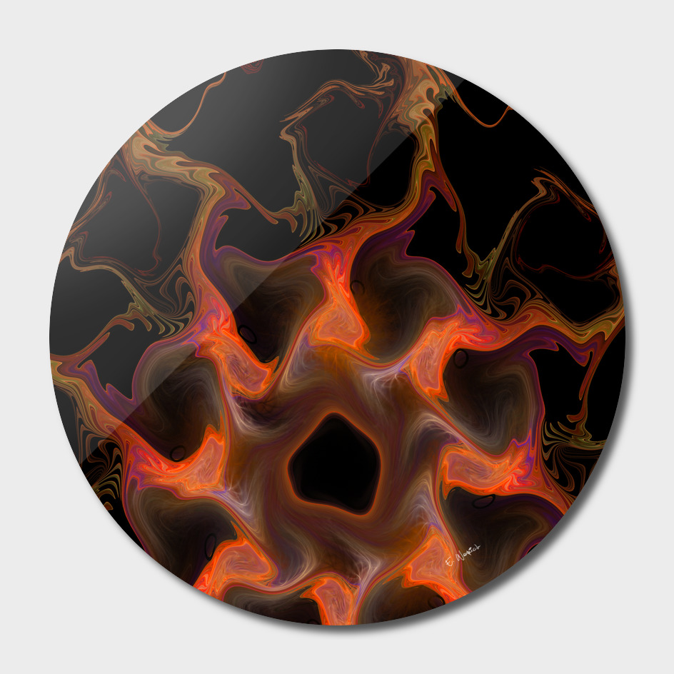 The Flames Abstract fine art print fractal art